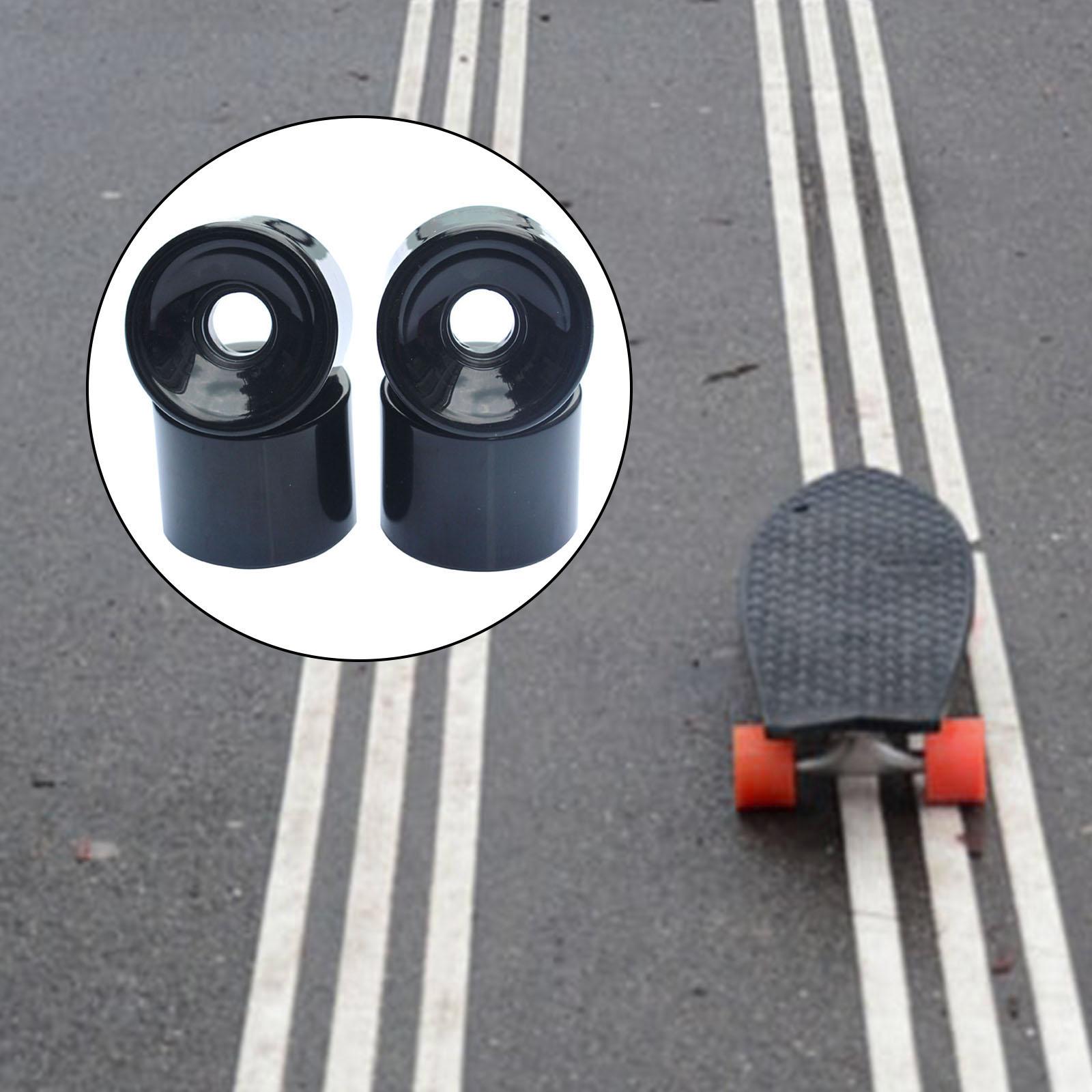 4x PU Skateboard Wheels Replacement Longboard Wheel Roller Casing