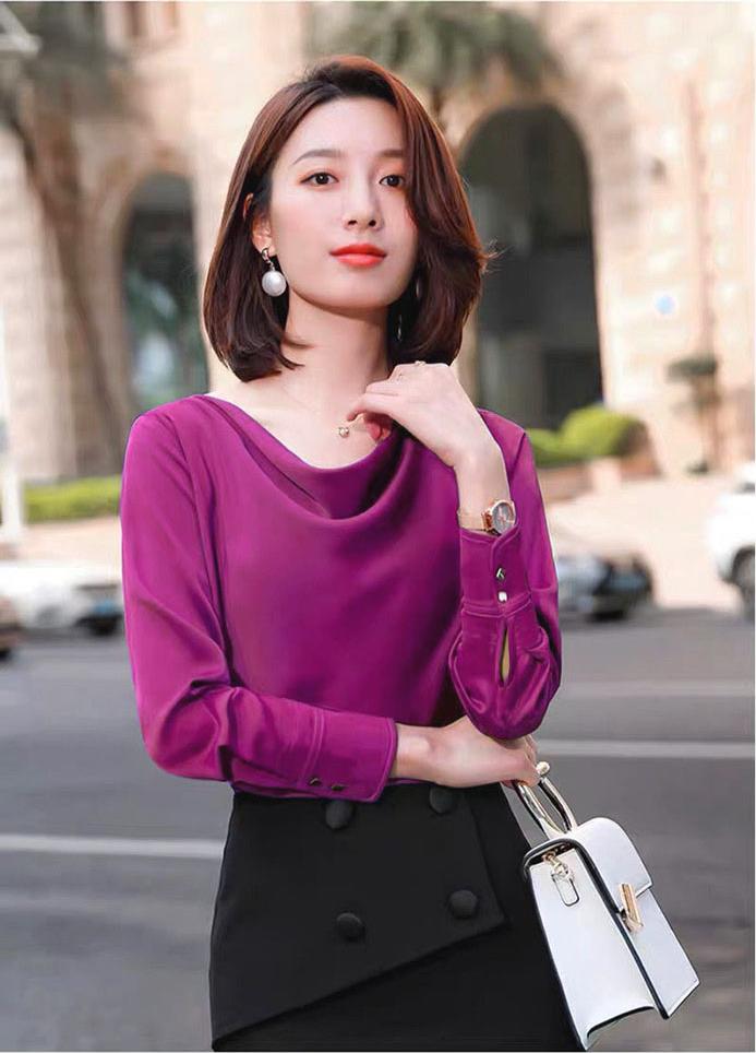 ÁO SƠ MI CỔ ĐỔ DUYÊN DÁNG BY3321