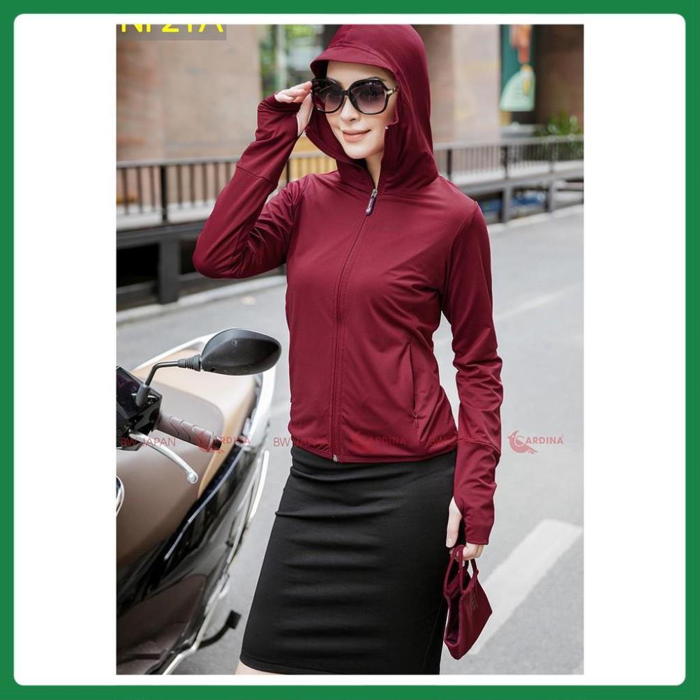 Áo Chống Nắng Nữ 2 Lớp Chất Thun lạnh Cao Cấp, làm mát, chống tia UV khử mùi cơ thể