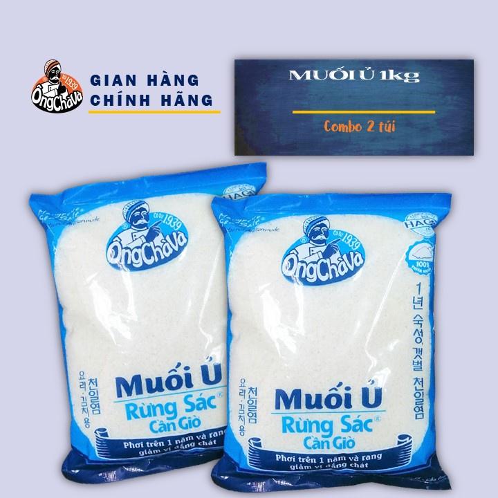 Combo 2 Bịch Muối Ủ Rừng Sác Cần Giờ Ông Chà Và 1kg