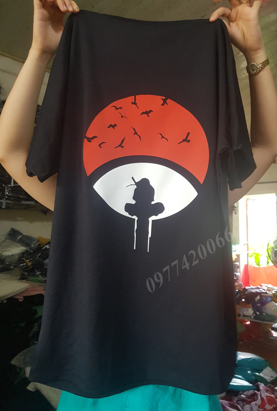 áo Naruto, áo thun Naruto itachi, Uchiha, Uzumaki, tổ chức akatsuki