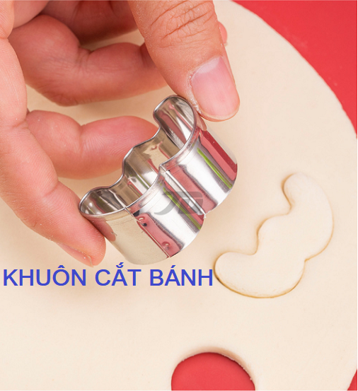 Set 9 khuôn cắt bánh bằng thép không gỉ tạo hình các con số, cắt bánh cắt rau củ tiện dụng GD522-Khuonbanh-So