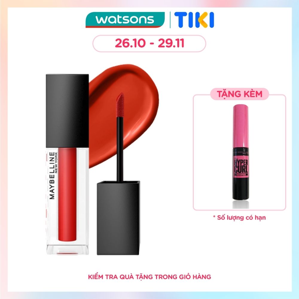 Son Kem Lì Maybelline New York Mịn Mượt Cushion Mattes 6.4ml