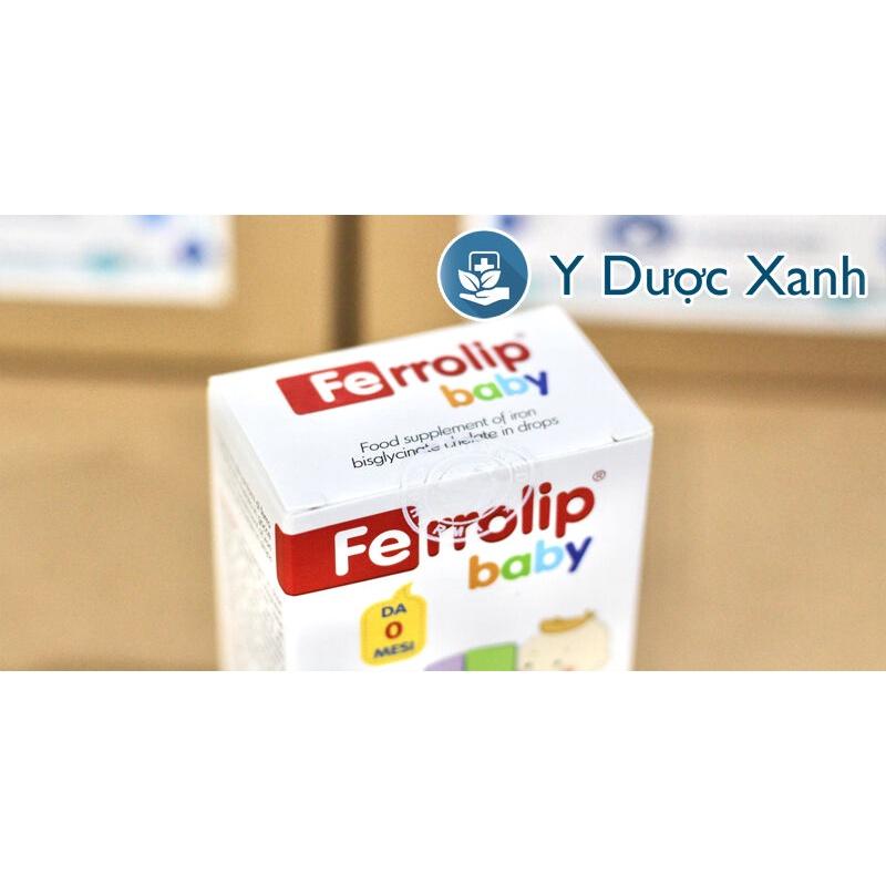 FERROLIP BABY, 30ml, Nhỏ giọt bổ sung sắt cho bé, trẻ em của Ý - Y Dược Xanh