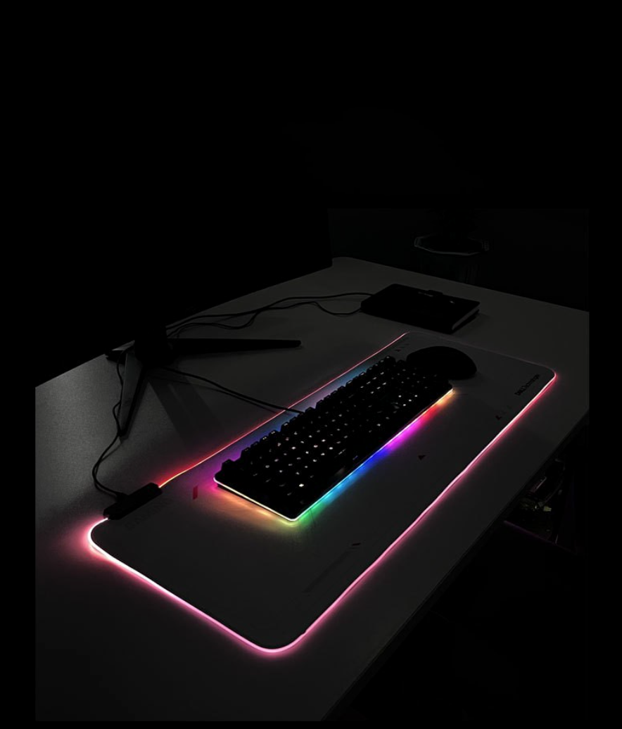 Miếng lót chuột LED RGB pad chuột gaming chơi game deskpad cỡ lớn viền sáng led chống trượt nhiều chế độ siêu đẹp – Hàng chính hãng