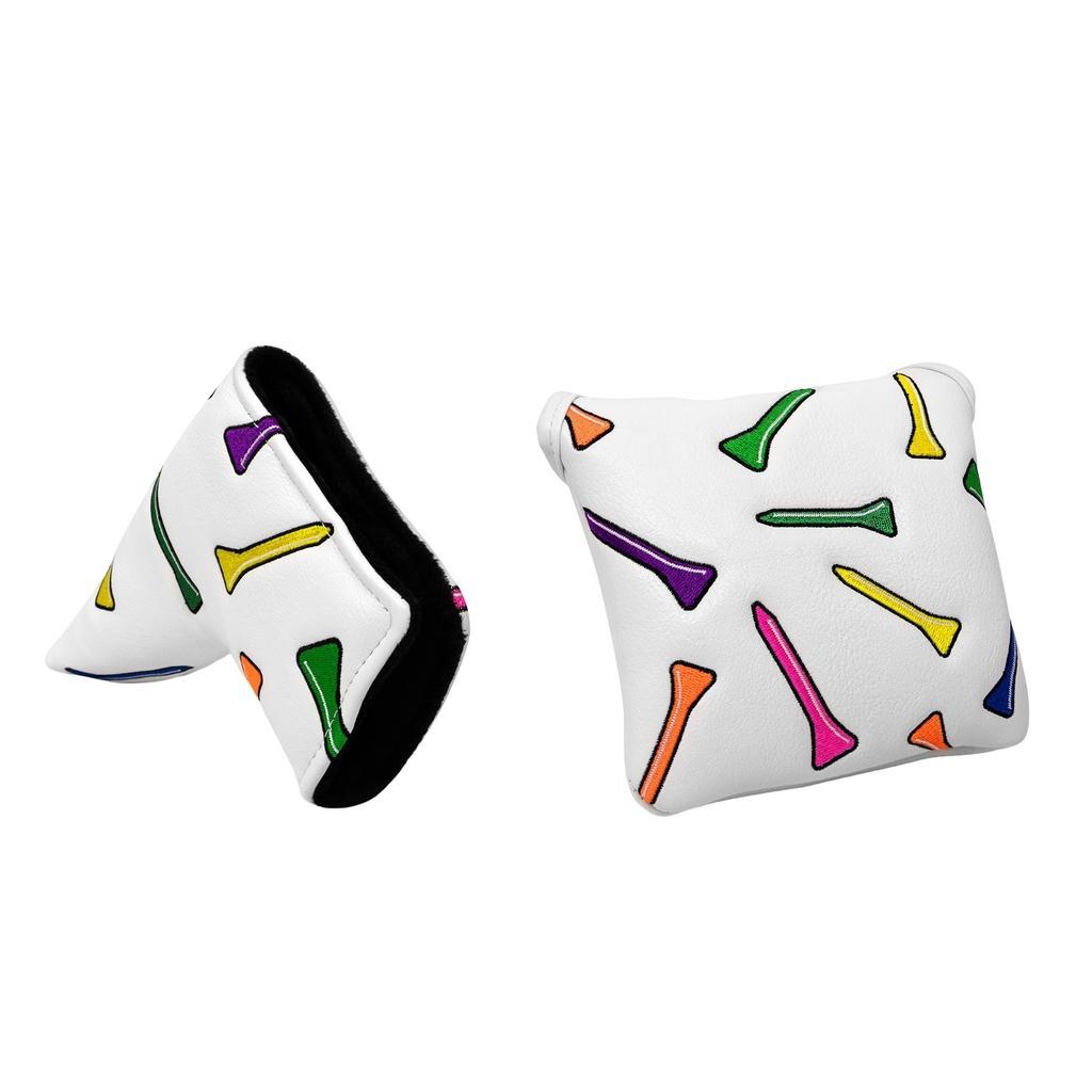 PU Leather Golf Mallet Putter Head Cover Waterproof Outdoor Sports Golfers