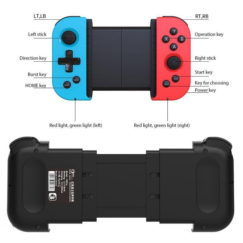 Máy chơi game POWKIDDY X6PRO bluetooth không dây thu rút cho điện thoại Android PC trò chơi 3D