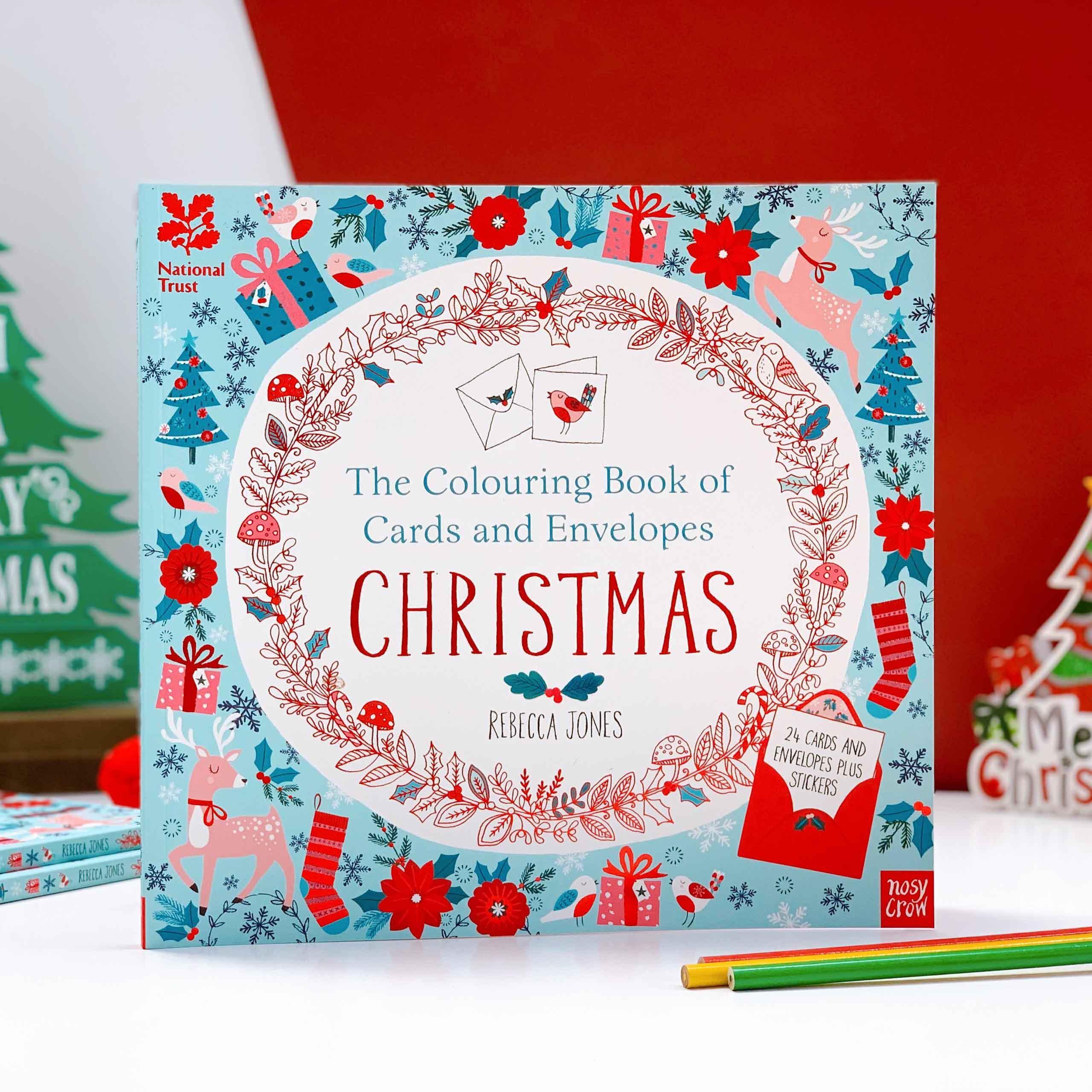 National Trust: The Colouring Book of Cards and Envelopes - Christmas