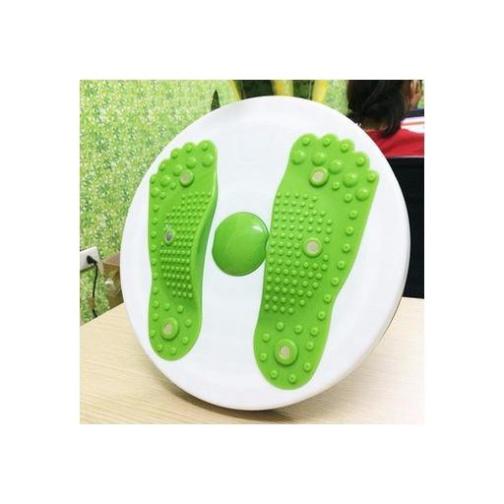 Dụng cụ tập thể dục đĩa xoay eo giảm eo giảm béo bụng kèm massage chân cao cấp giúp chị e có vong eo thon