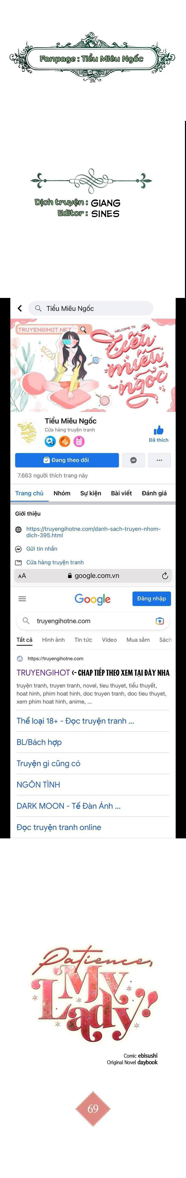 bình tĩnh nào, tiểu thư! chapter 69 1