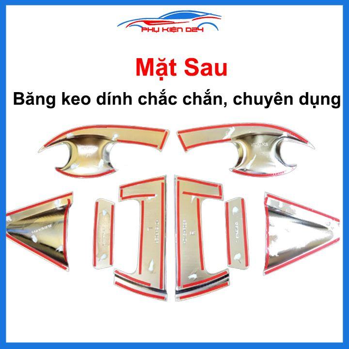Ốp tay hõm mạ crom HRV 2018-2019-2020-2021 sáng bóng chống trầy bảo vệ cửa xe ô tô