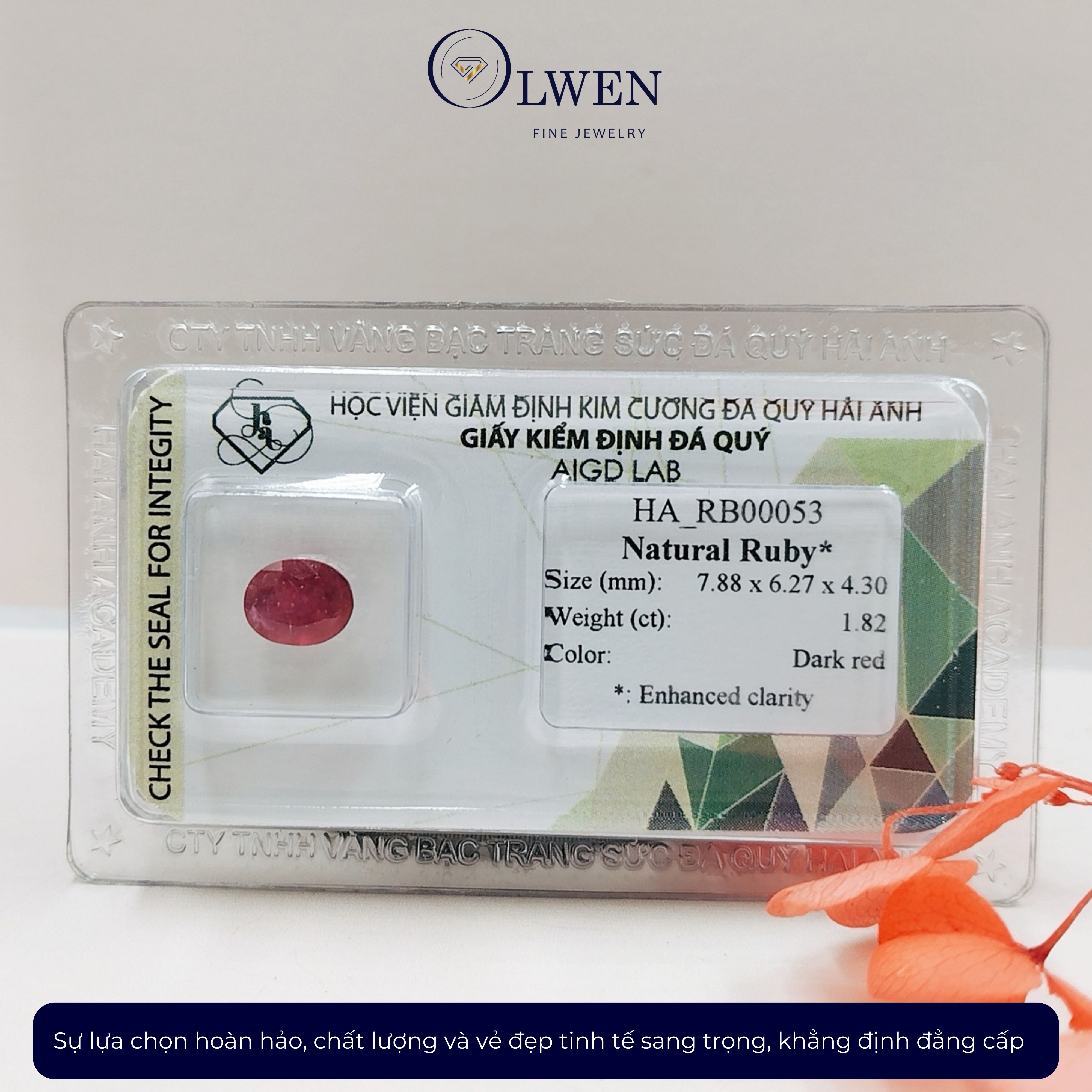 Viên đá Ruby thiên nhiên_HA-RB00053