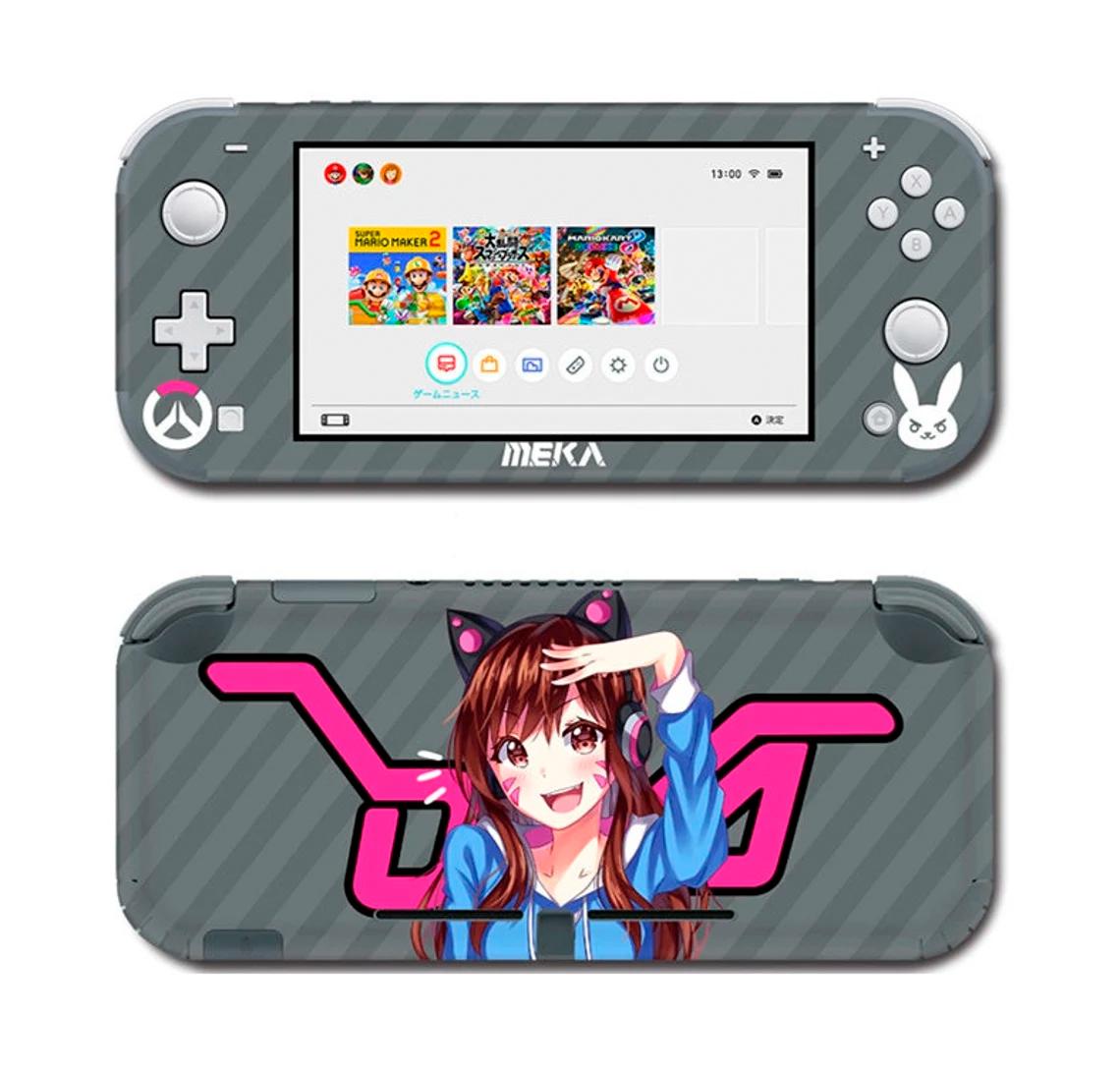 Skin decal dán Nintendo Switch Lite mẫu con mèo này dễ thương quá
