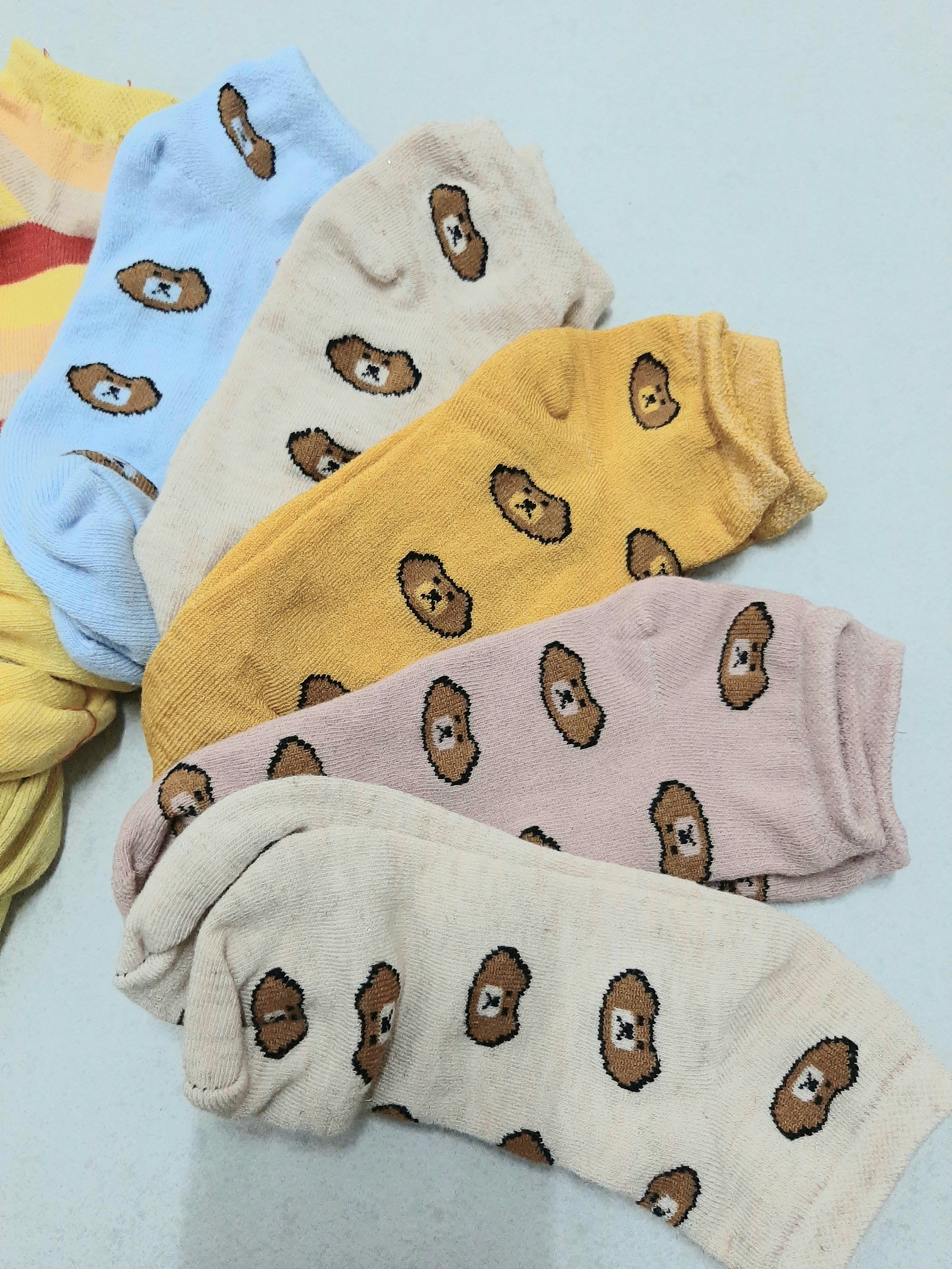 Combo 10 đôi vớ nữ cổ ngắn hoa văn ngẫu nhiên