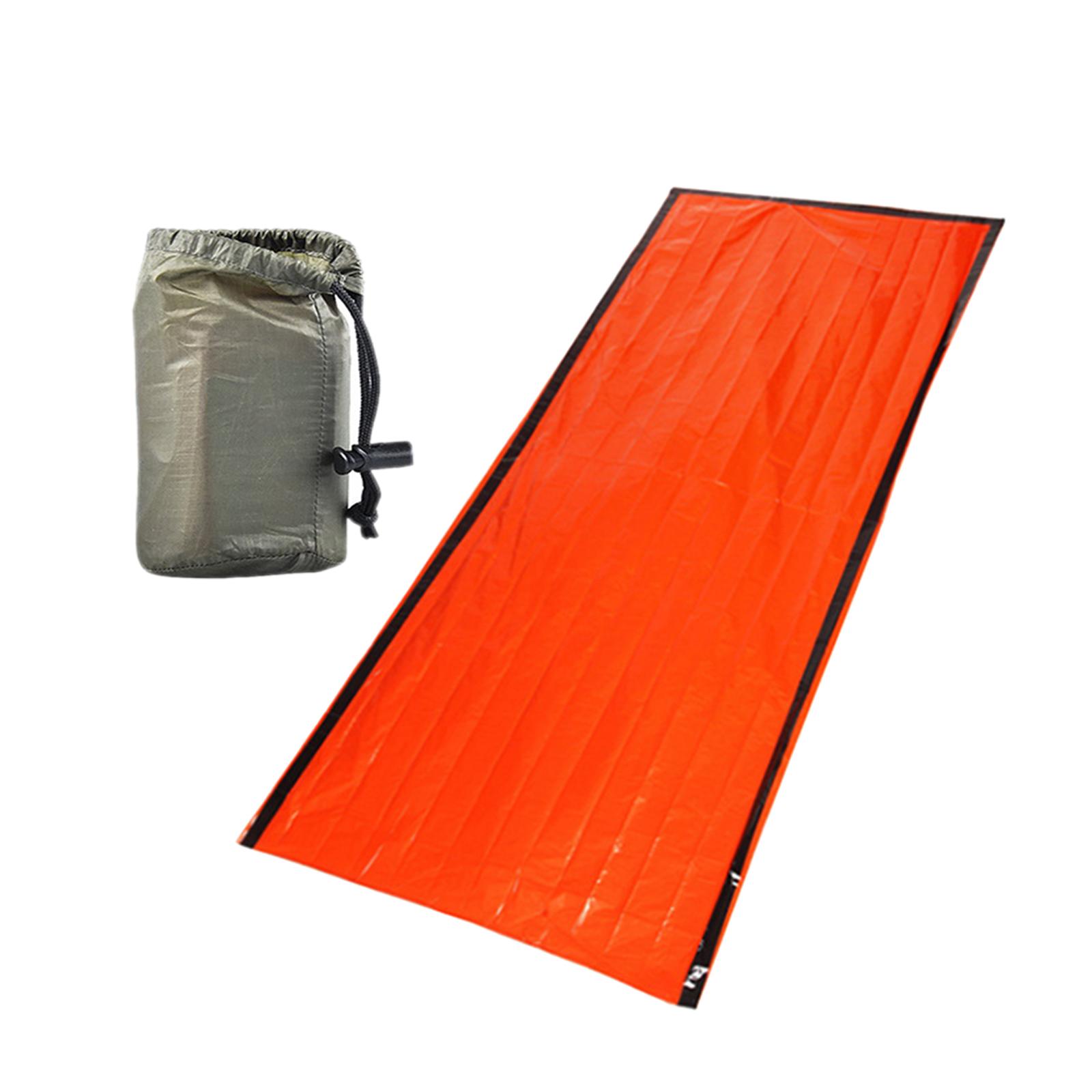 Outdoor Thermal Emergency Sleeping Bag Survival Hiking Blanket Keep Warm
