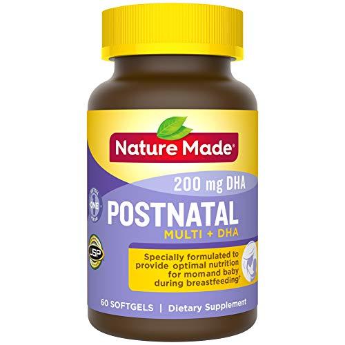 Viên Uống Sau Sinh Nature Made Postnatal + DHA Tốt Cho Mẹ Bỉm Sữa