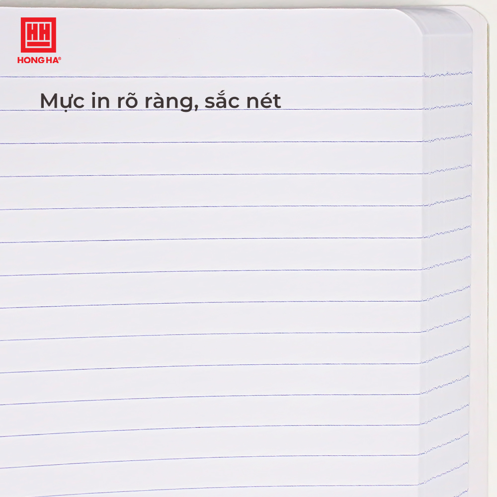 Sổ bìa bồi kẻ ngang A4 200 trang Hồng Hà Patterns  - 4530