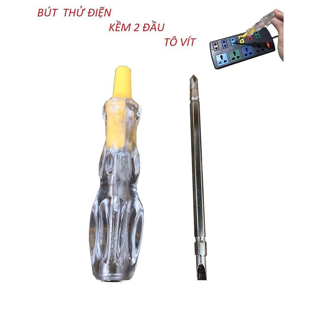 Bút thử điện 2 đầu tiện dụng chống giật