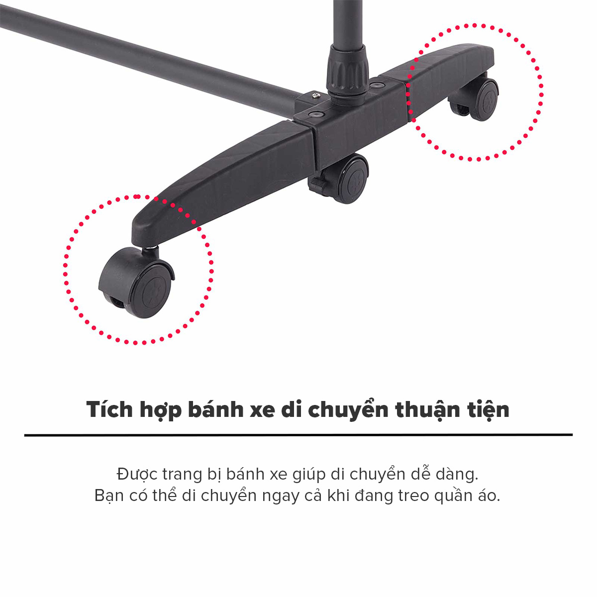 Giá Phơi Quần Áo Bằng Thép Không Gỉ PSBK-06 TENMA, Dễ Dàng Tháo Lắp, Gấp Gọn Và Điều Chỉnh