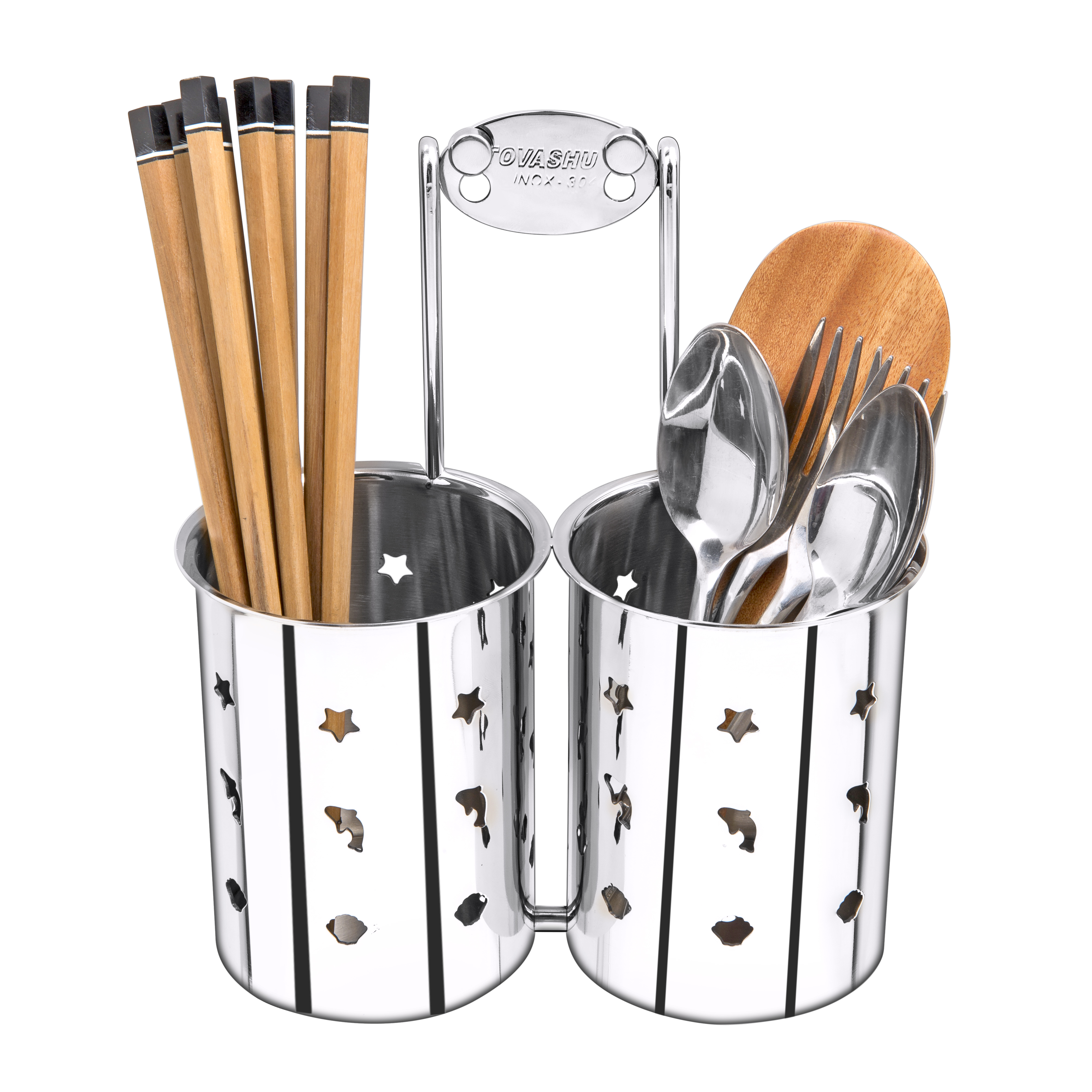 Kệ muỗng đũa treo + bắt vít  MC1