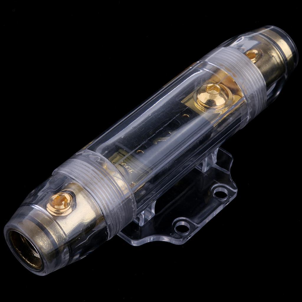 Durable 100A Car Audio Fuse Block Distribution Holder Gold Plate Car Accessories
