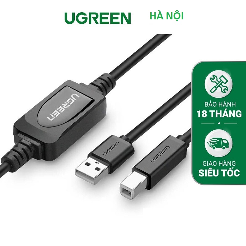 Cáp USB máy in 10M-15M có chíp khuếch đại