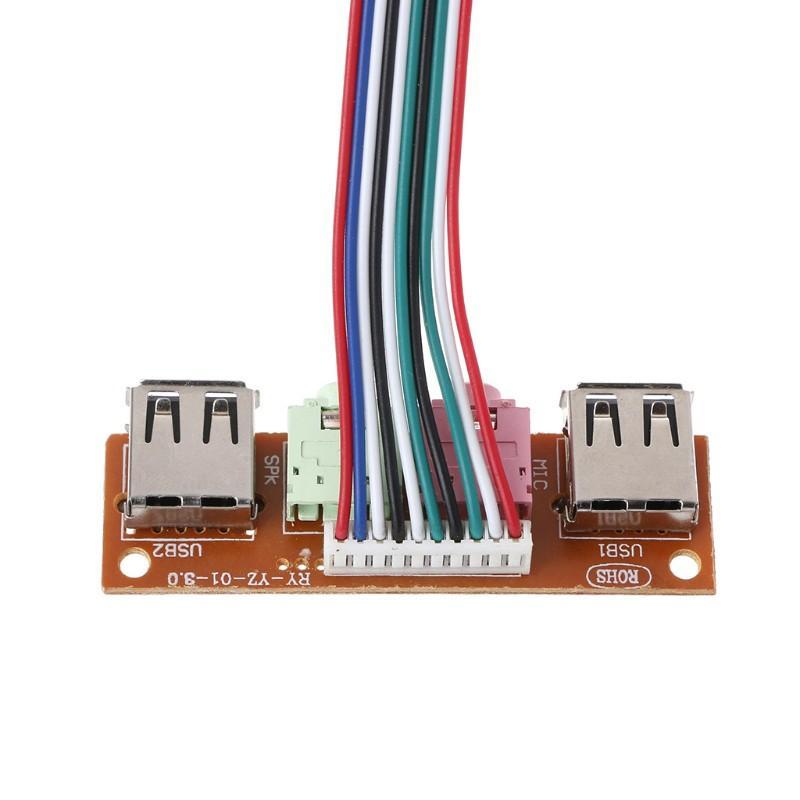 Bộ Chia Tai Nghe 2 Cổng Usb 2.0 Cho Máy Tính