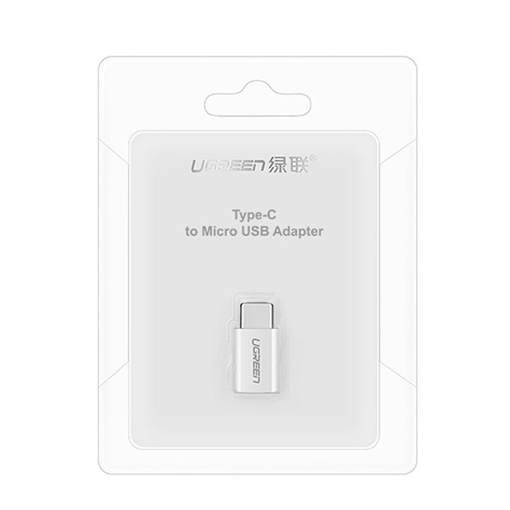 Đầu chuyển đổi USB Type-C to Micro USB UGREEN 20854 - Hàng Chính hãng