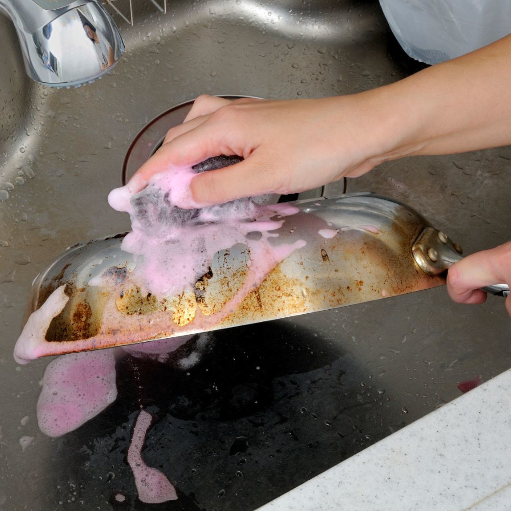 Set 6 cuộn mút cọ rửa xoong nồi Echo Metal - Hàng Nội Địa Nhật Bản nhập khẩu