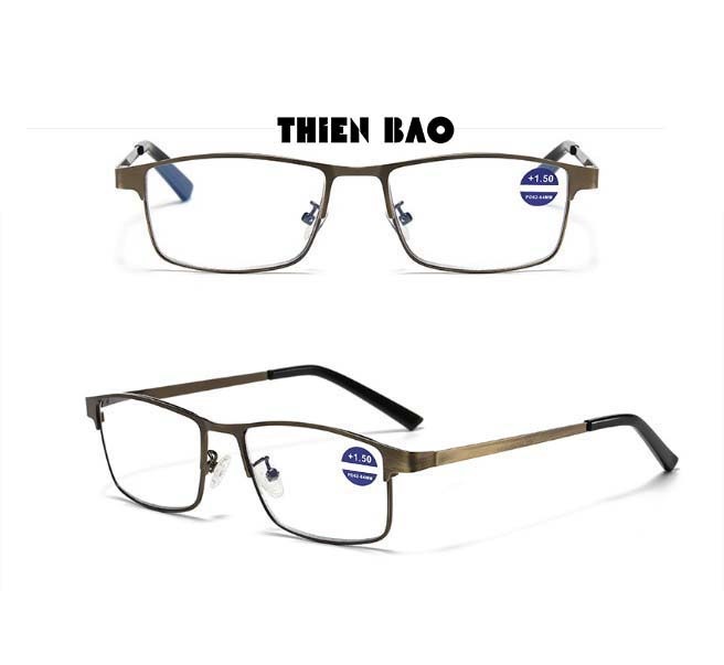 Kính lão thị, kính viễn thị đọc chữ Nam nữ toàn viền hợp kim sang trọng KDM92 hàng đẹp tròng Nhật chuẩn độ