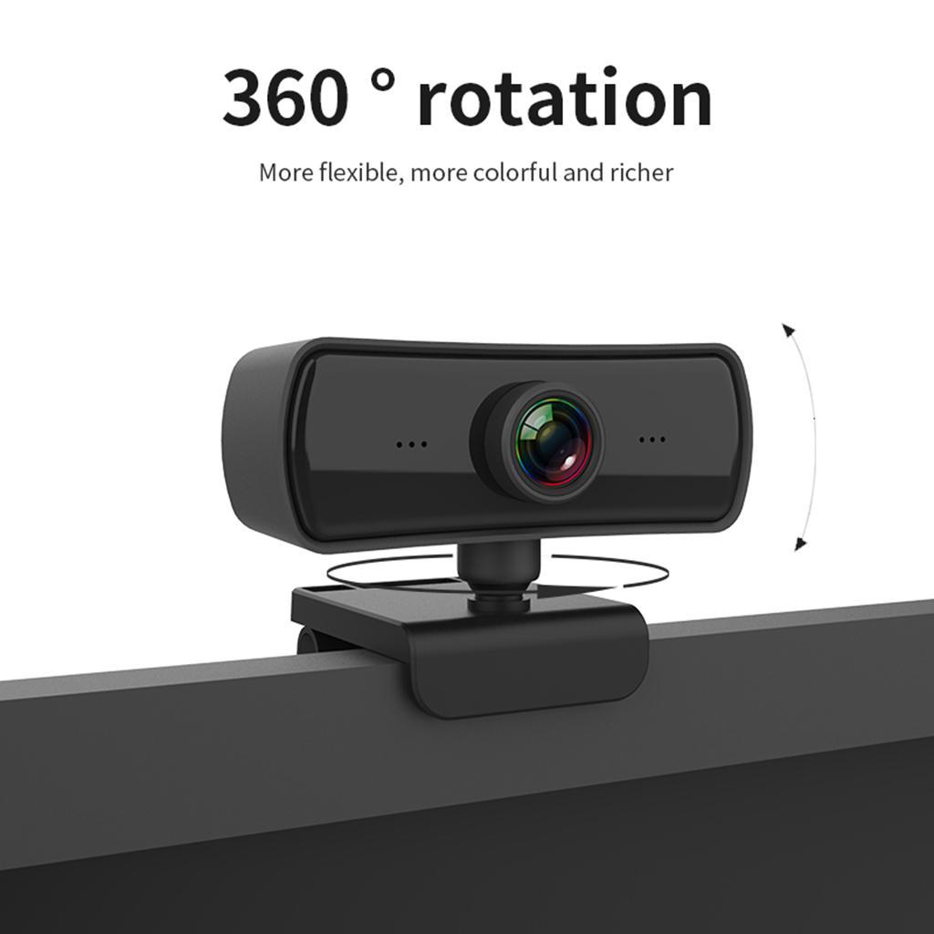 Set of 2 Digital 1440P HD Webcam Autofocus 4K USB Web Camera Built-in Mic