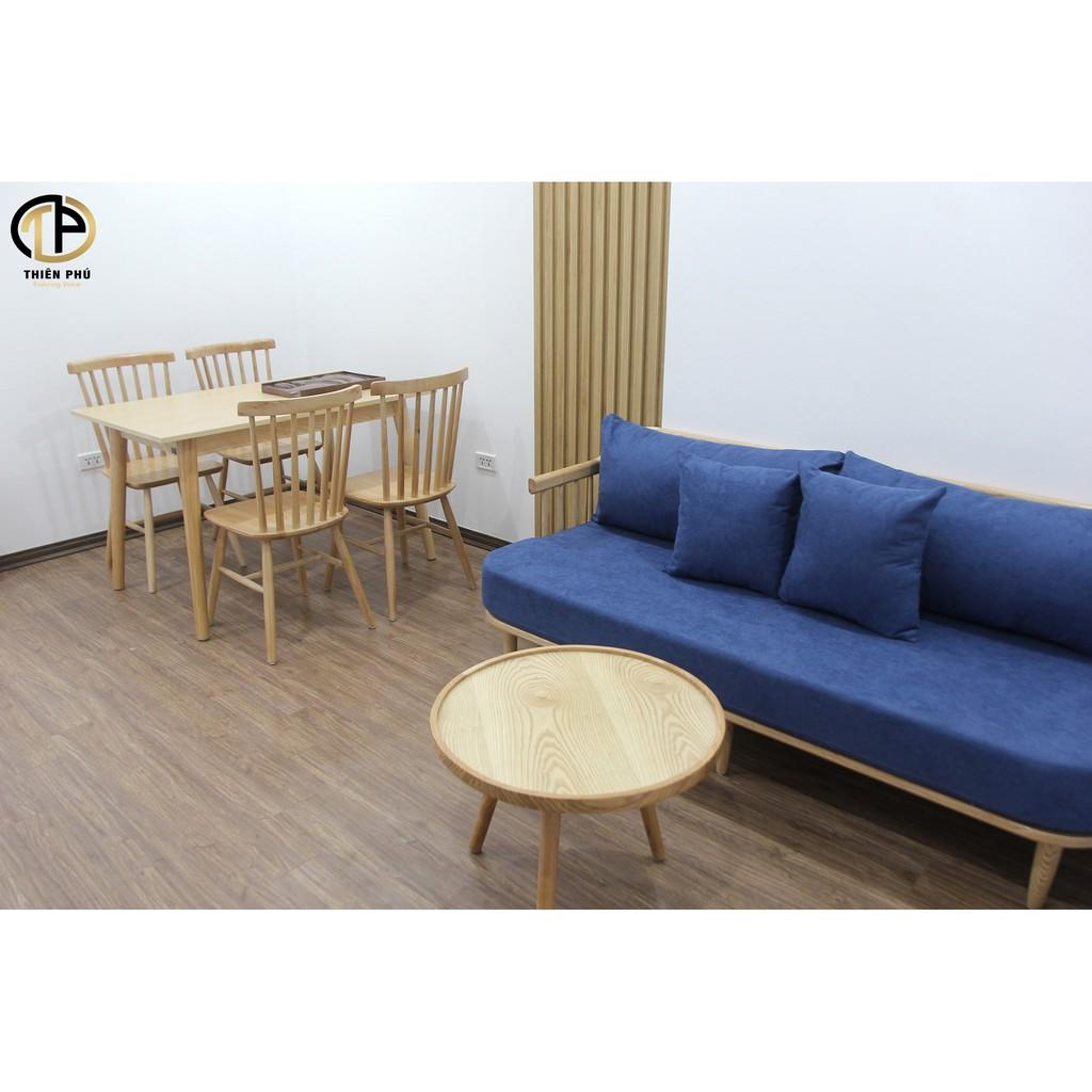 Sofa Gỗ Sồi Fly + bàn trà - Sofa Chung Cư Đẹp