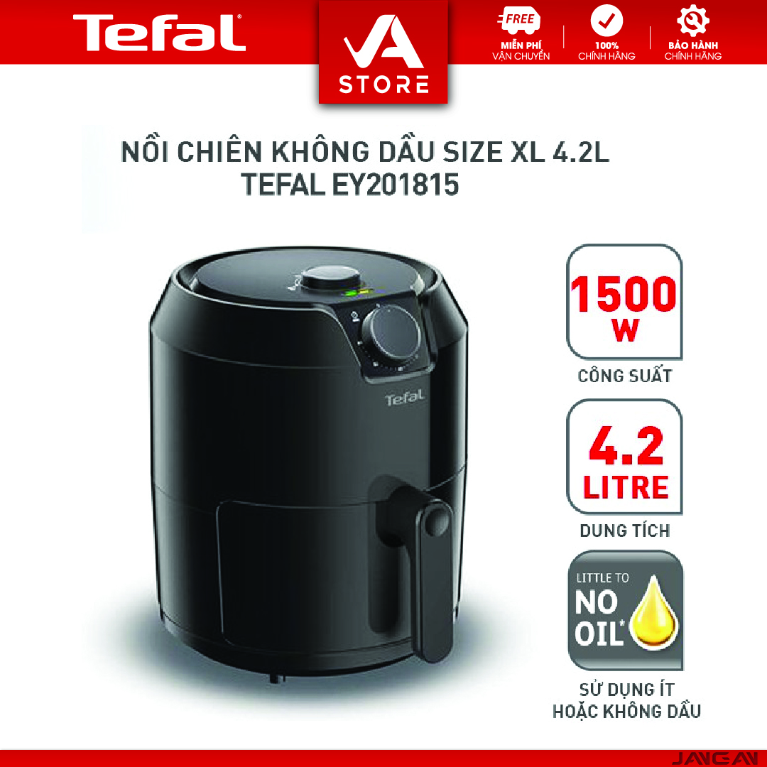 Nồi chiên không dầu cơ Tefal EY201815 giỏ chiên 4.2L - BH 2 năm - Hàng Chính Hãng