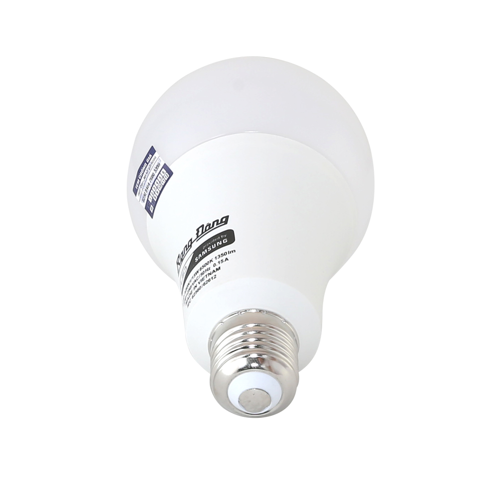 Bóng đèn LED BULB tròn 15W Rạng Đông, chip LED Samsung