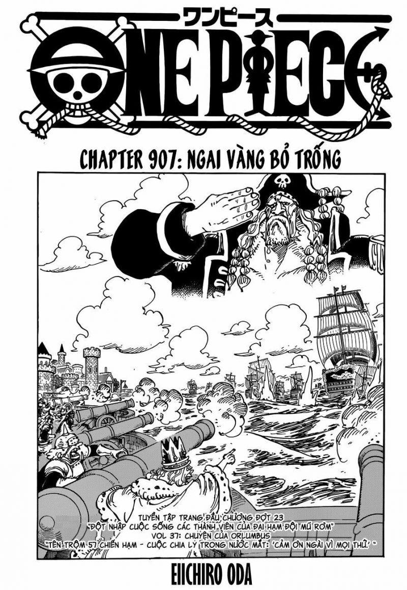 đảo hải tặc - one piece chapter 907 1