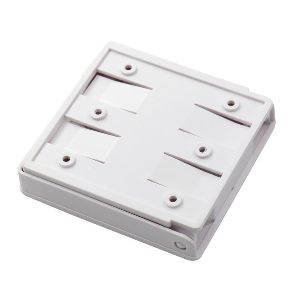 2Pcs White Adjustable Car Vehicle Folding Beverage Cup Drink Holder