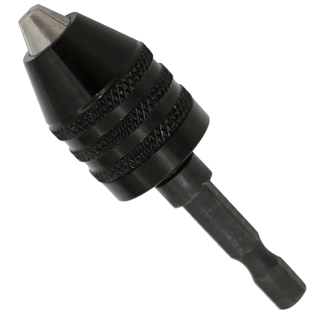 Keyless Drill Chuck Three-Jaw 0.3mm-6.5mm Fixture Clamp Conversion Kit