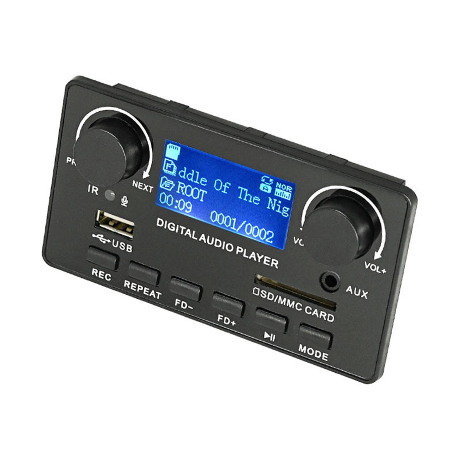MP3 Player decrypt Auto Wireless Audio Module Support USB AUX Stereo