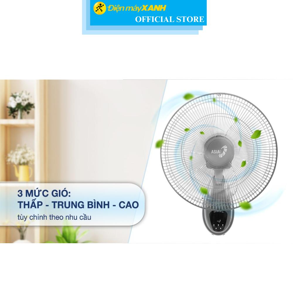 Quạt treo tường Asia 3 cánh VY377990 55W - Hàng Chính Hãng