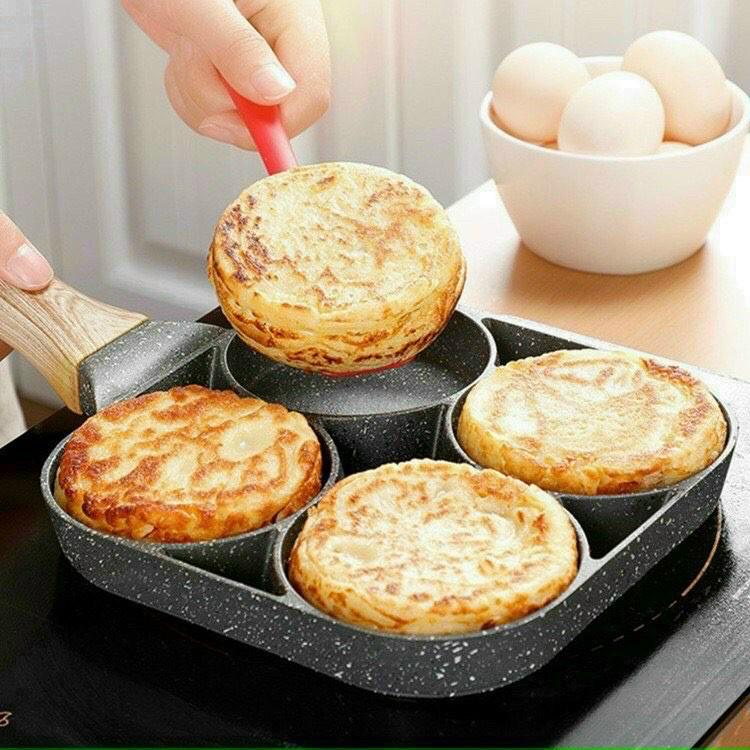 Chảo 4 ngăn siêu nhanh siêu gọn