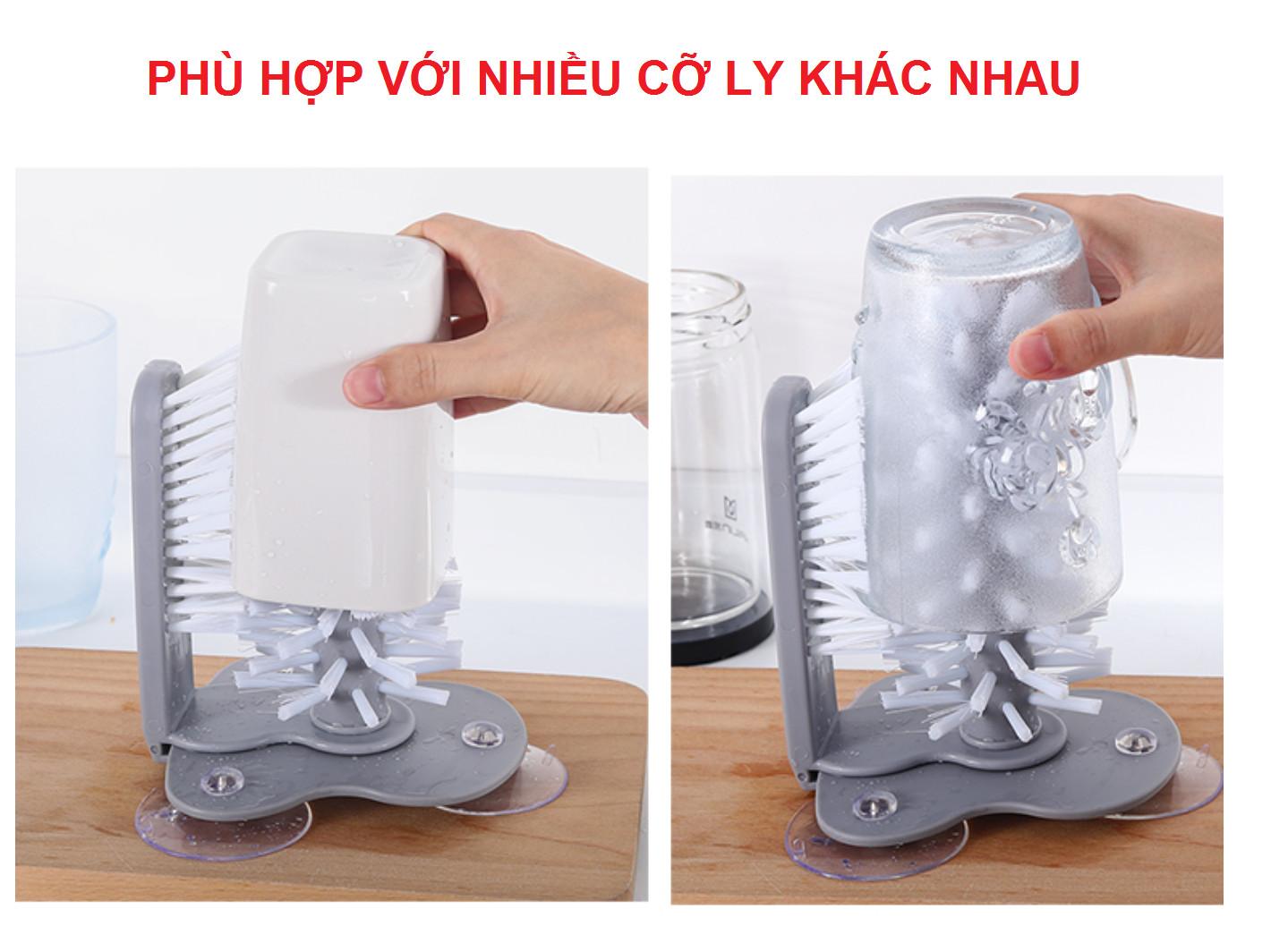 Dụng Cụ Cọ Rửa Ly Tiện Lợi, Dụng Cụ Nhà Bếp Thông Minh Rửa Cốc Chén 2 Mặt Cùng Lúc Đồ Gia Dụng Nhà Bếp Gd169-Corly - Loại Tốt