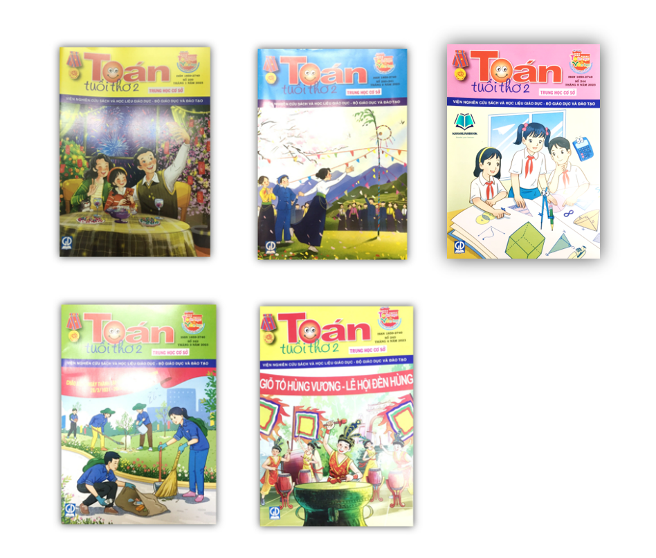 Sách - Combo Toán tuổi thơ 2 Trung học cơ sở