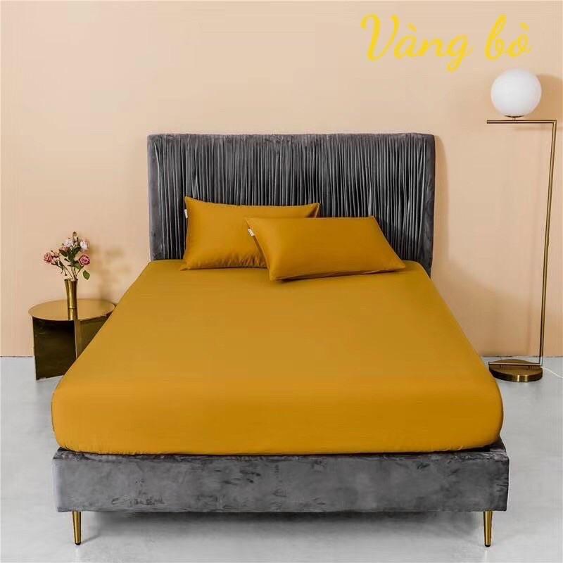 Set Ga Gối Lụa Tencel 60s Hàng Nhập Khẩu Cao Cấp 3 Món với 17 tông Màu Sang chảng