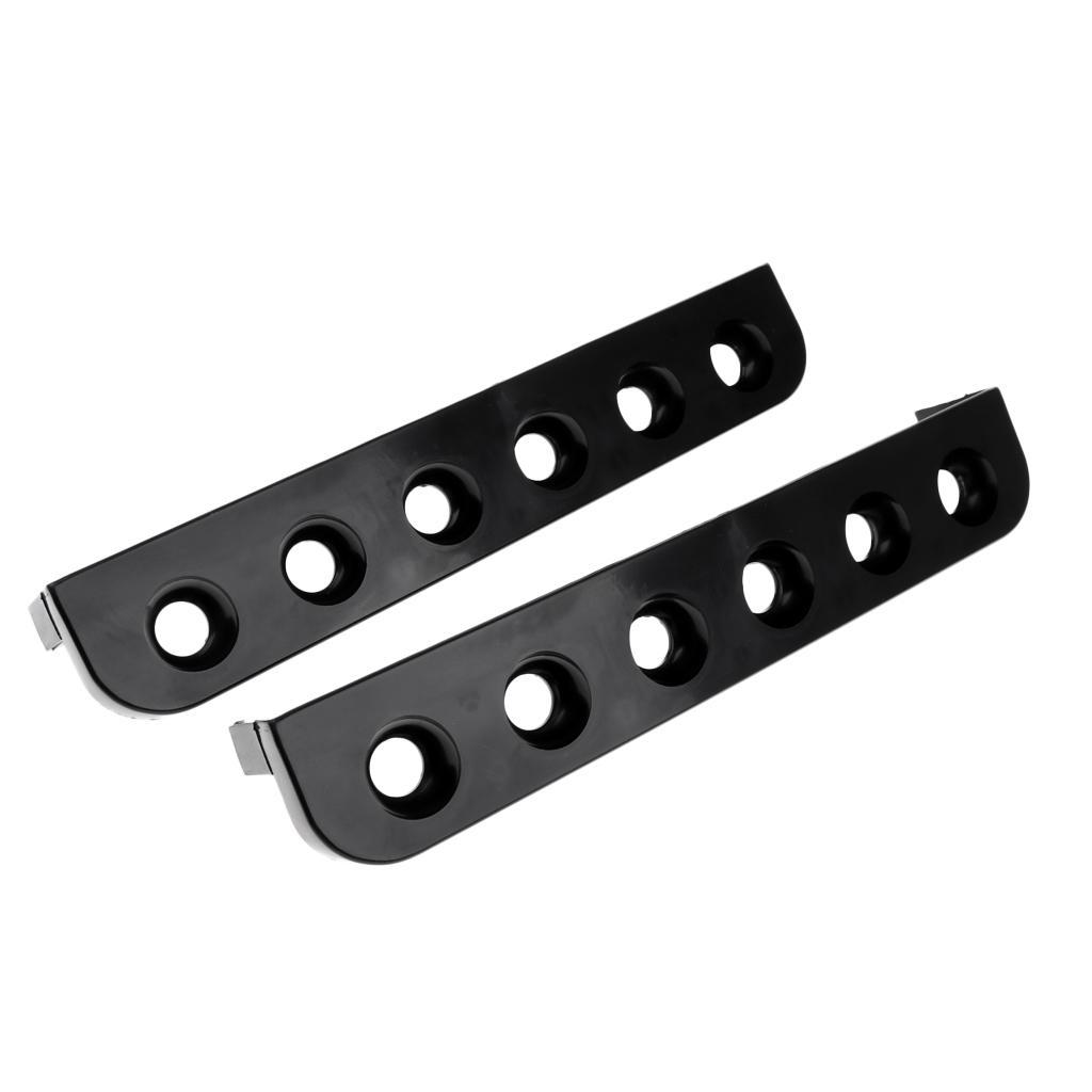 Black Standard 6 Pool Cue Wall Rack for Pool Snooker Billiard Sticks Rods