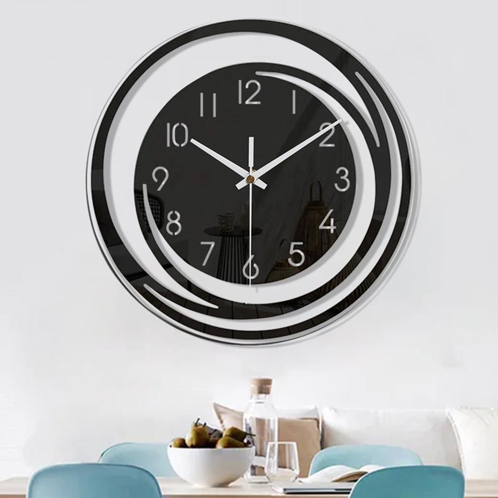 Wall Clock Battery Operated Clock Bedroom Living Room