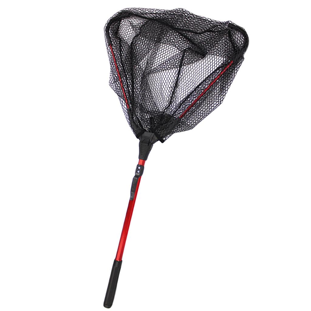 80cm Aluminium Alloy Fishing Landing Net Folding and Release Net Trout Net