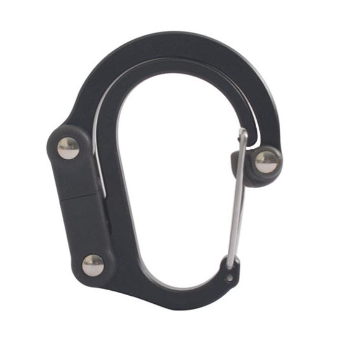 Khoá xoay đa năng D-loại carabiner du lịch ngoài trời