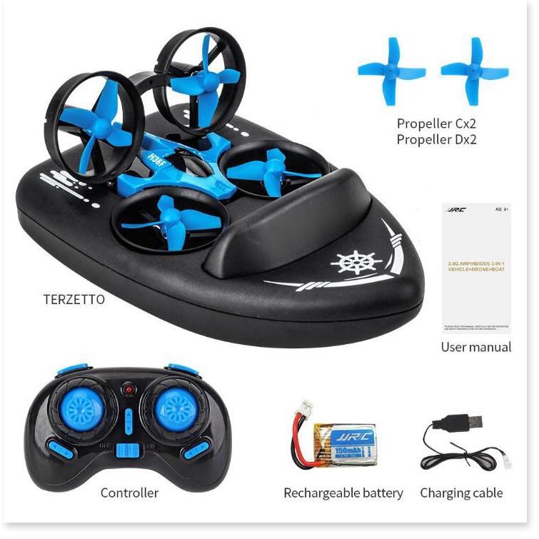 Máy bay ca nô điều khiển JJRC H36F 2in1 Đa địa hình