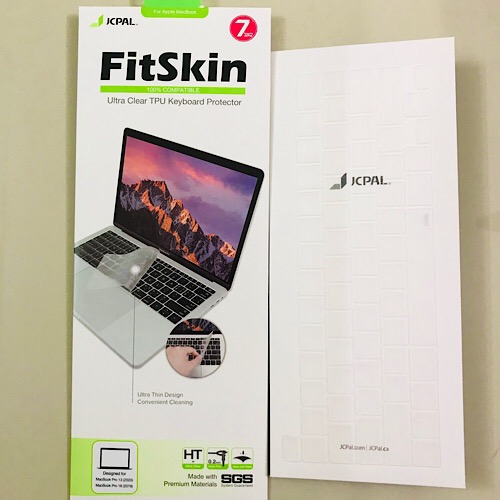 Miếng phủ bàn phím cho MacBook Pro 13 inch / 16 inch New 2020 hiệu JCPAL FitSkin Tpu siêu mỏng 0.2mm - Hàng nhập khẩu