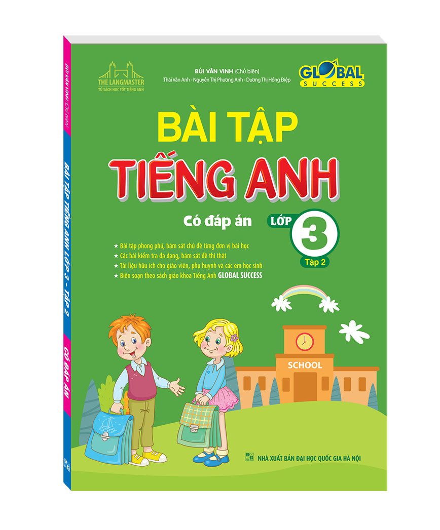 GLOBAL SUCCESS - Bài tập tiếng anh lớp 3 tập 2 (có đáp án)